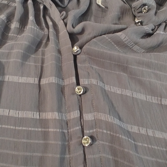 Feather Bone Anthropologie Blouse Marietta High Neck L - Picture 12 of 12